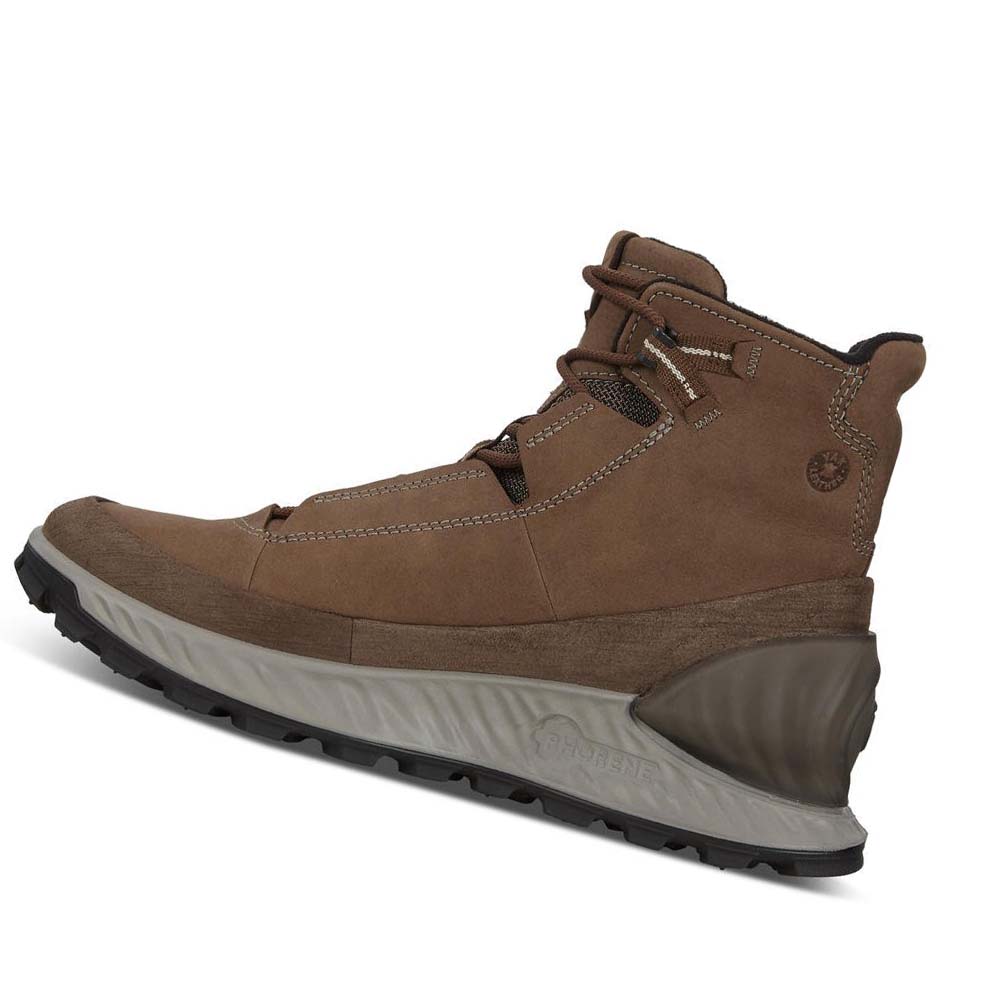 Ecco Exostrike Mid Outdoor Støvler Herre Kaffe Brune | NO 441FDN